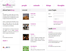 Tablet Screenshot of lastsleep.com